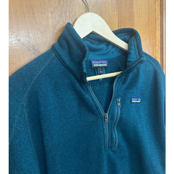 Patagonia Better Sweater Mens Sz Large 1/4 Zip Knit Fleece Pullover Jacket - Picture 3 of 7